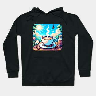 Coffee Brunch Since Established Cafe Vintage Hoodie